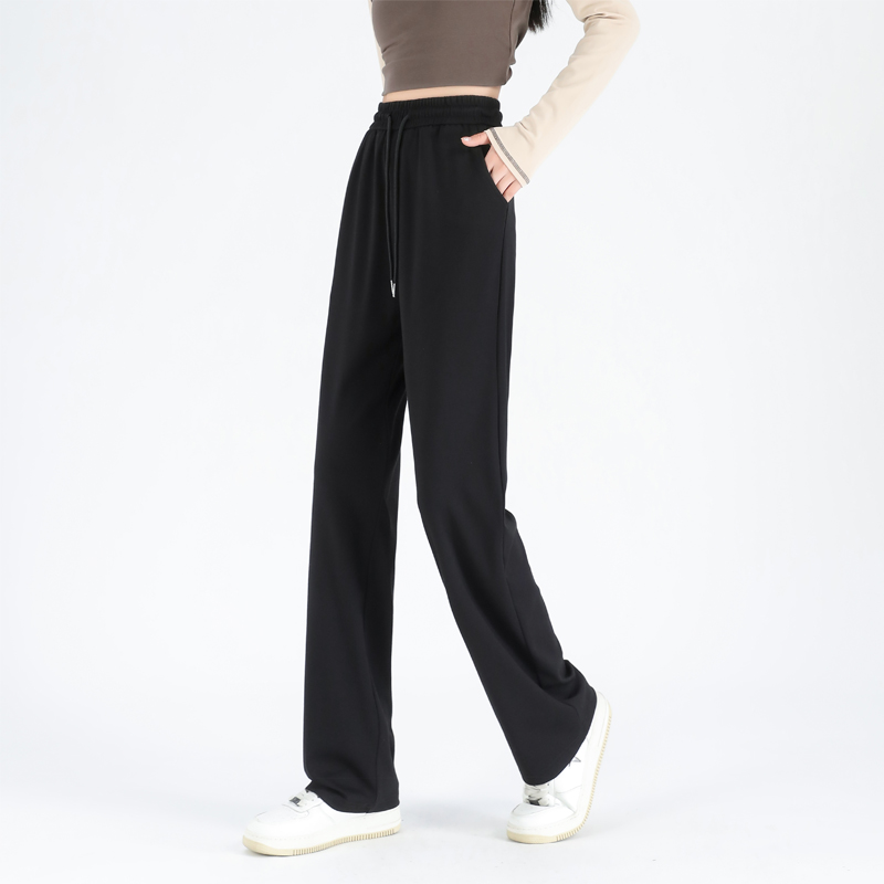 Spring and autumn high waist casual loose slim wide leg pants G32-1301