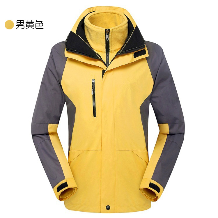 Multifunctional outdoor leisure cold-keeping warm three-in-one two-piece jacket Z11-1825