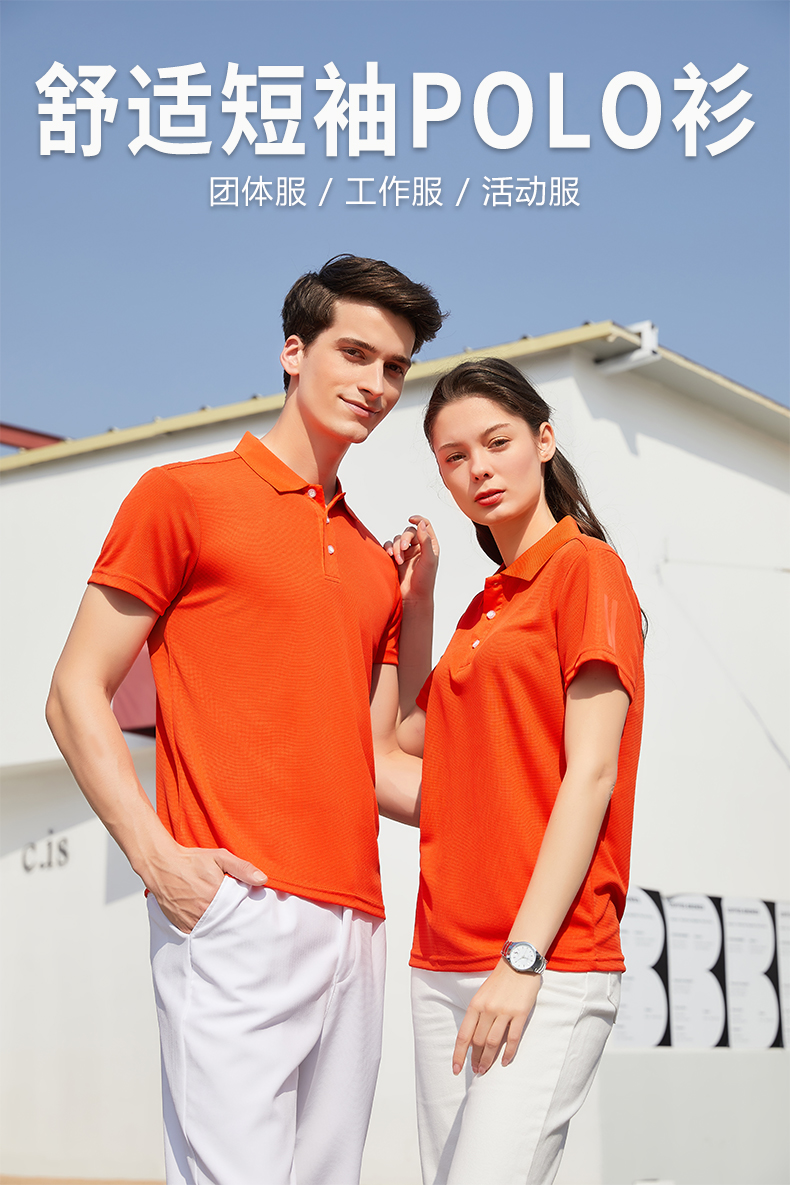 160g antibacterial sports lapel short-sleeved POLO shirt universal style H09-2228