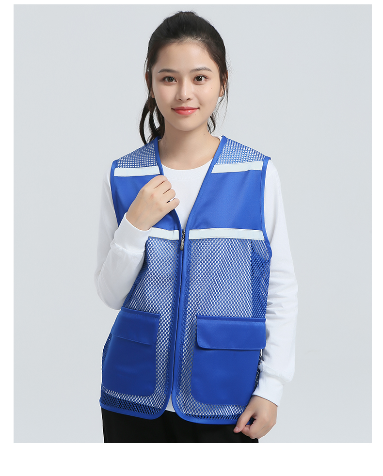 High density twill mesh reflective vest E01-S9008