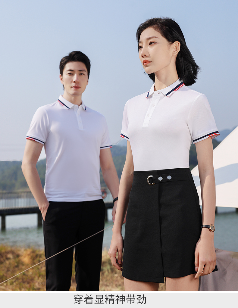 Simple and fashionable lapel short-sleeved POLO shirt universal style SNS-KM99023