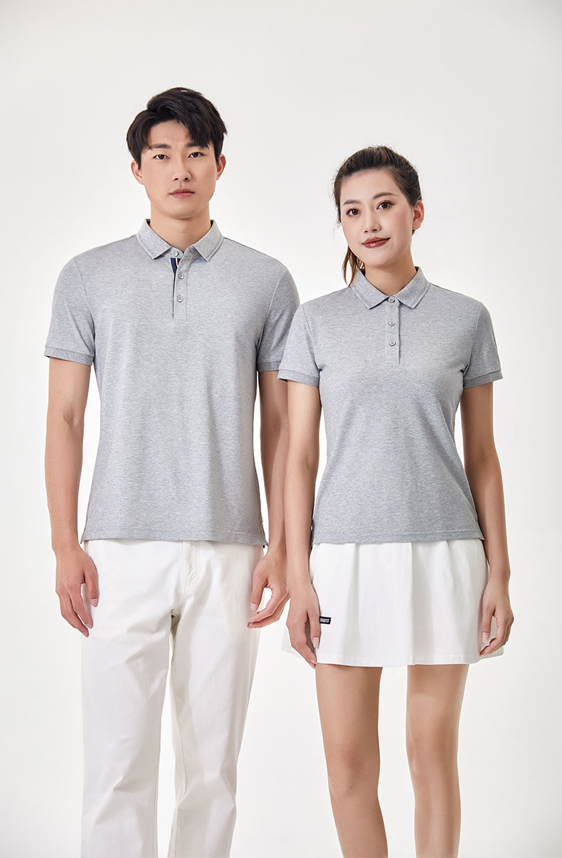 200g 40 silky elastic bead lapel short-sleeved POLO shirt universal S02-5690