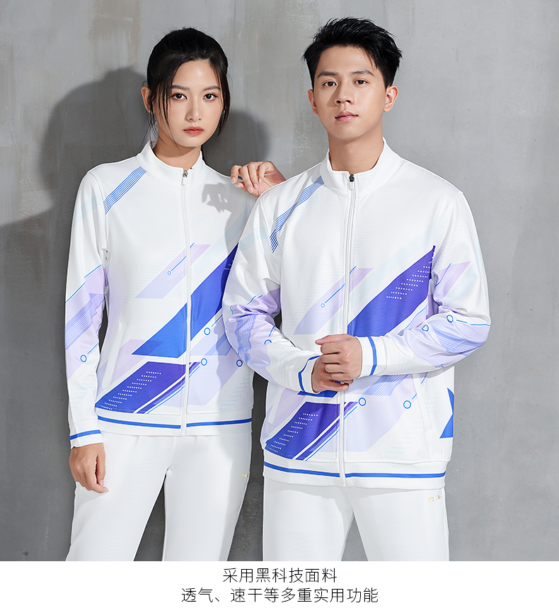 Training suit badminton suit stand collar zipper sports jacket GM2-6818 jacket