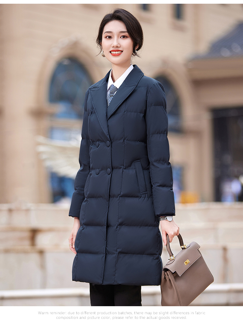 Autumn and winter down cotton warm cotton coat mid-length women model DY7-2319 women model