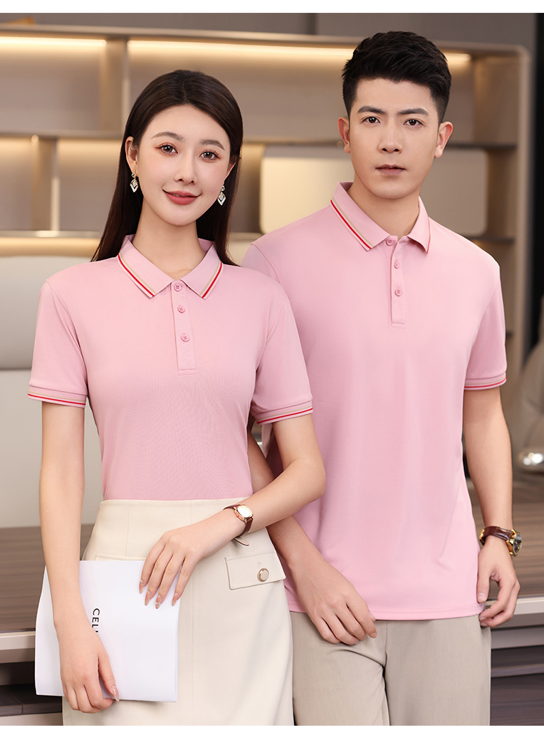 210g double collar short sleeve POLO shirt H32-742