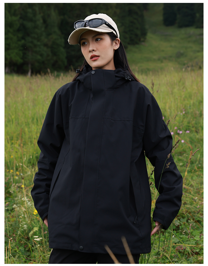 Outdoor men and women three-in-one detachable anti-shock jacket T03-HT24998