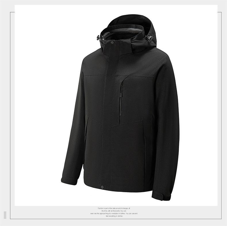 Three-in-one two-piece polar fleece liner business jacket GJ25-F5113