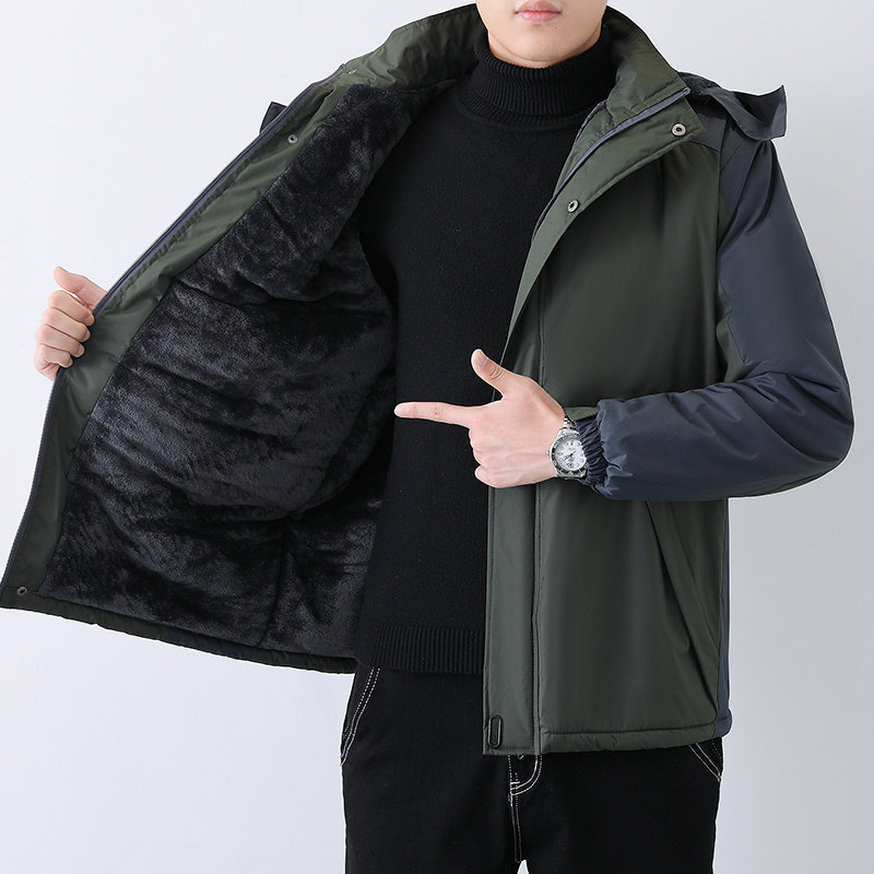 Thickened integrated warm jacket L18-2011