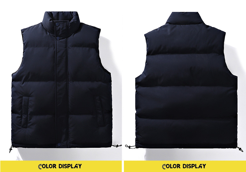 Solid color warm cotton vest KN1-908