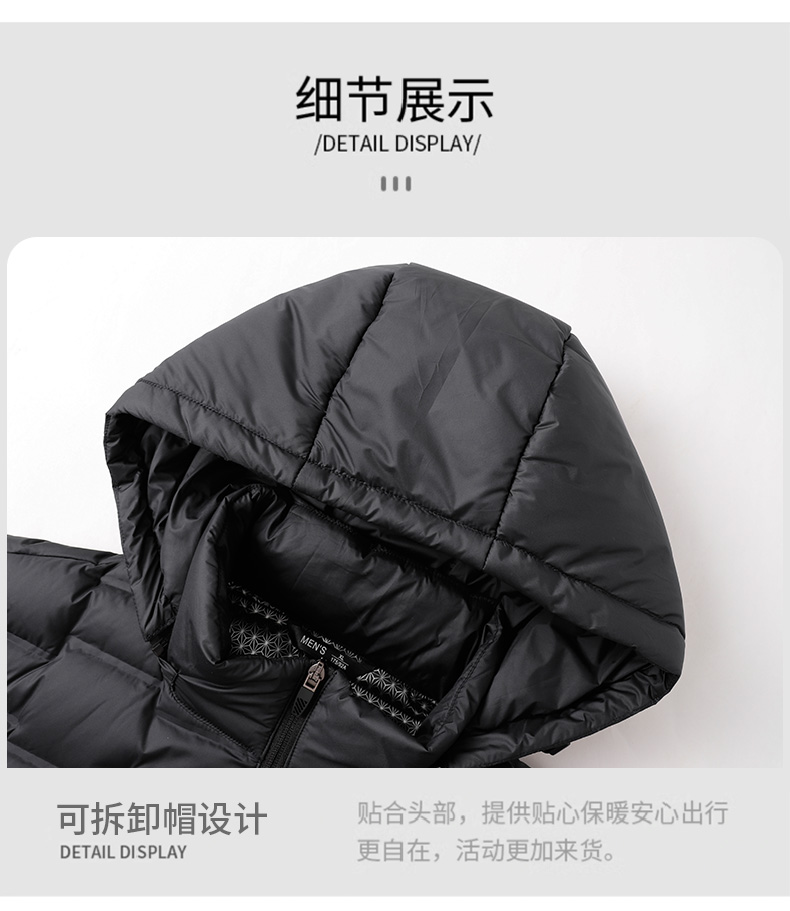 Graphene hooded warm down jacket for women KW1-2479