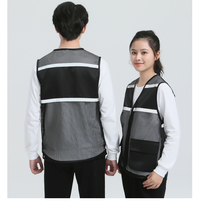 High density twill mesh reflective vest E01-S9008