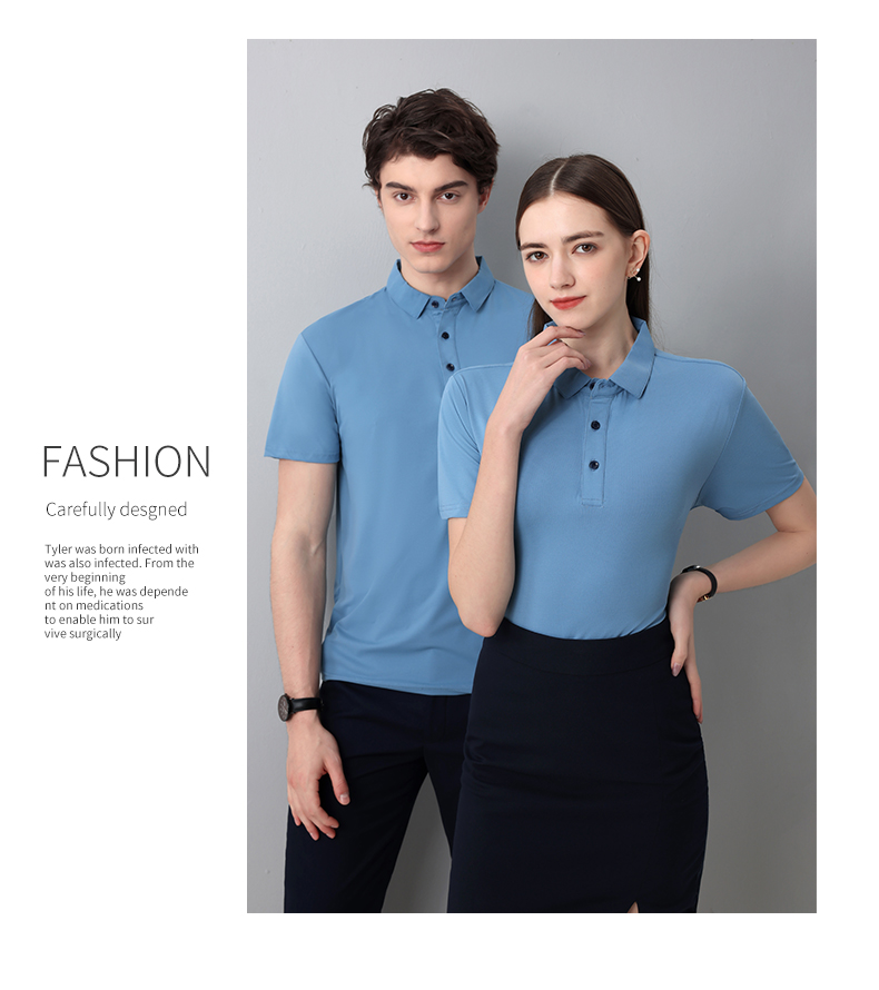 Quick-drying ice silk lapel short-sleeved POLO shirt GT3-2999