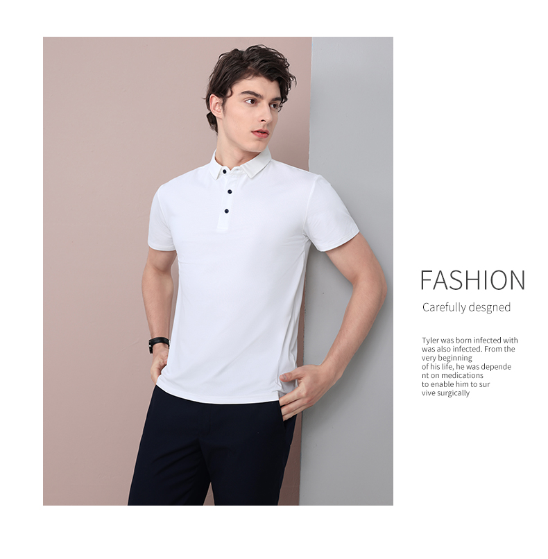 Quick-drying ice silk lapel short-sleeved POLO shirt GT3-2999