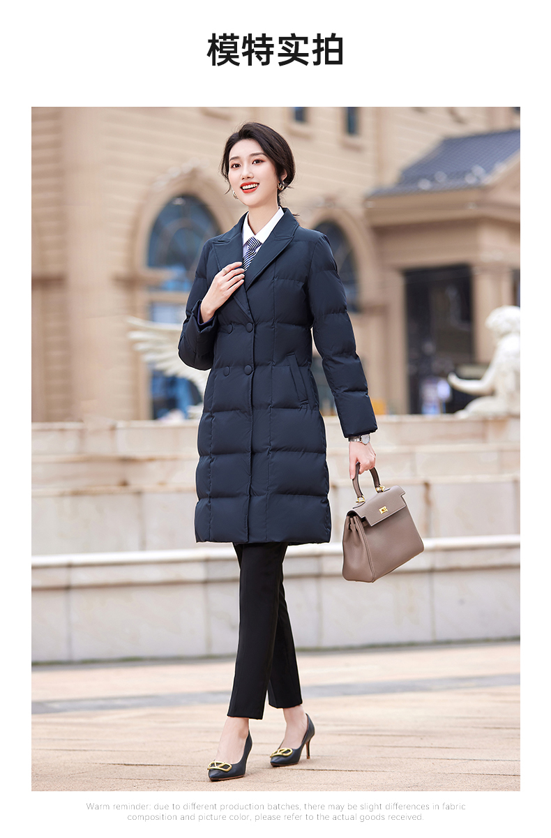 Autumn and winter down cotton warm cotton coat mid-length women model DY7-2319 women model