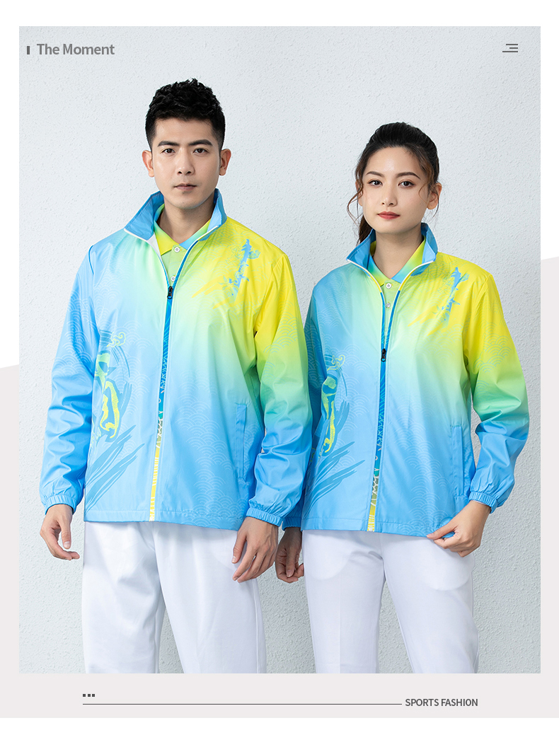 Badminton wear long sleeve sports jacket GM2-6813 women jacket