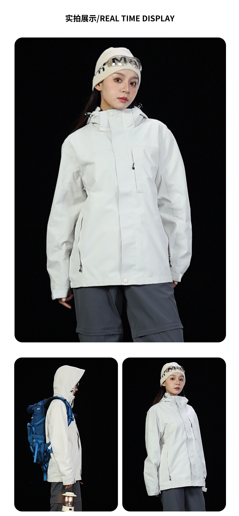 Water-repellent single-layer jacket GJ2-1542