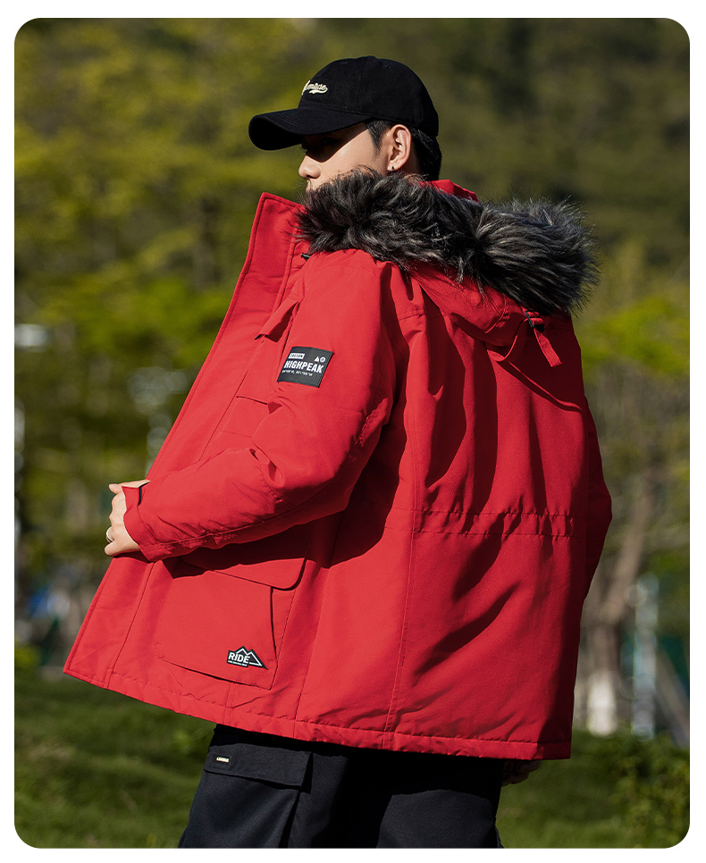 Outdoor leisure warm down jacket KN2-YR979