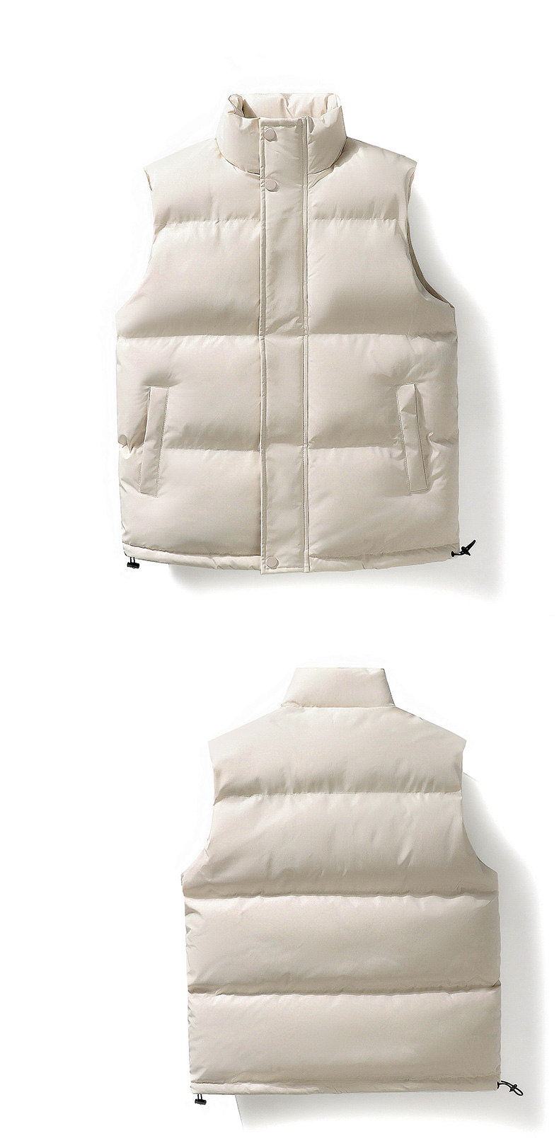 Solid color warm cotton vest KN1-908