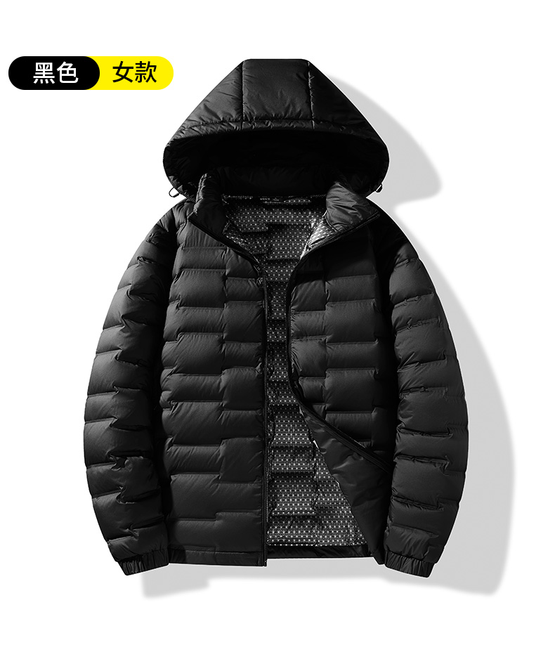 Graphene hooded warm down jacket for women KW1-2479