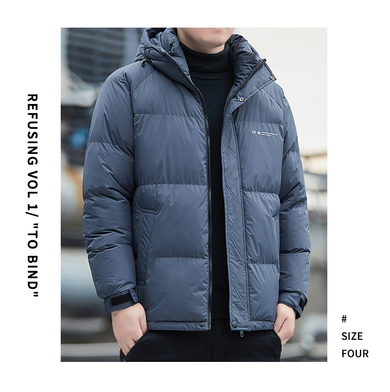 Graphene warm hooded cotton jacket KR-2783