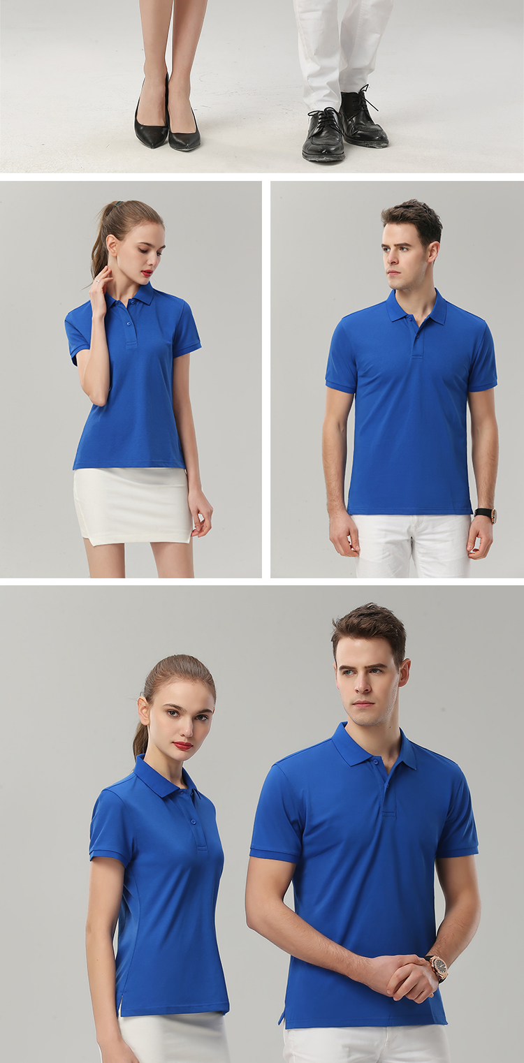 190g 40 count lapel short sleeve POLO shirt universal GT1-7911