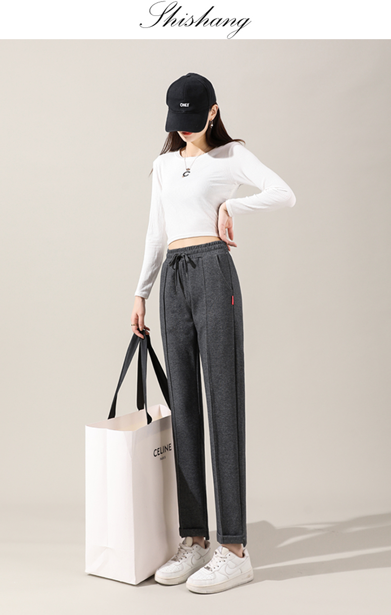 Autumn and winter drawstring casual pants for women G32-CR20180