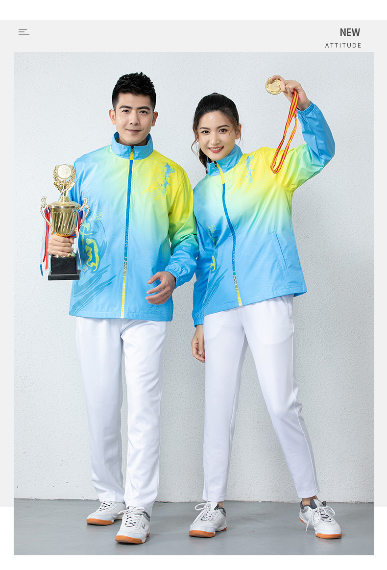 Badminton wear long sleeve sports jacket GM2-6813 women jacket