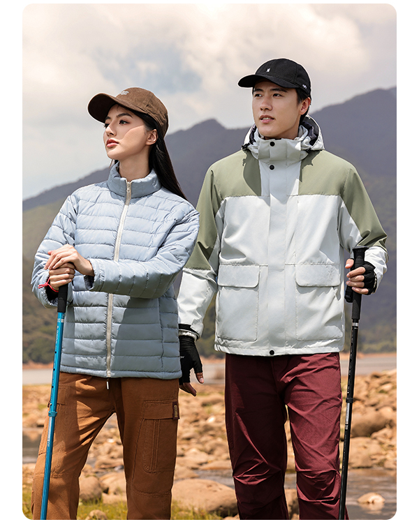 Outdoor ultra-soft polar fleece liner three-in-one jacket H17-9596