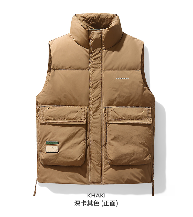 New style stand collar down vest KN2-M096