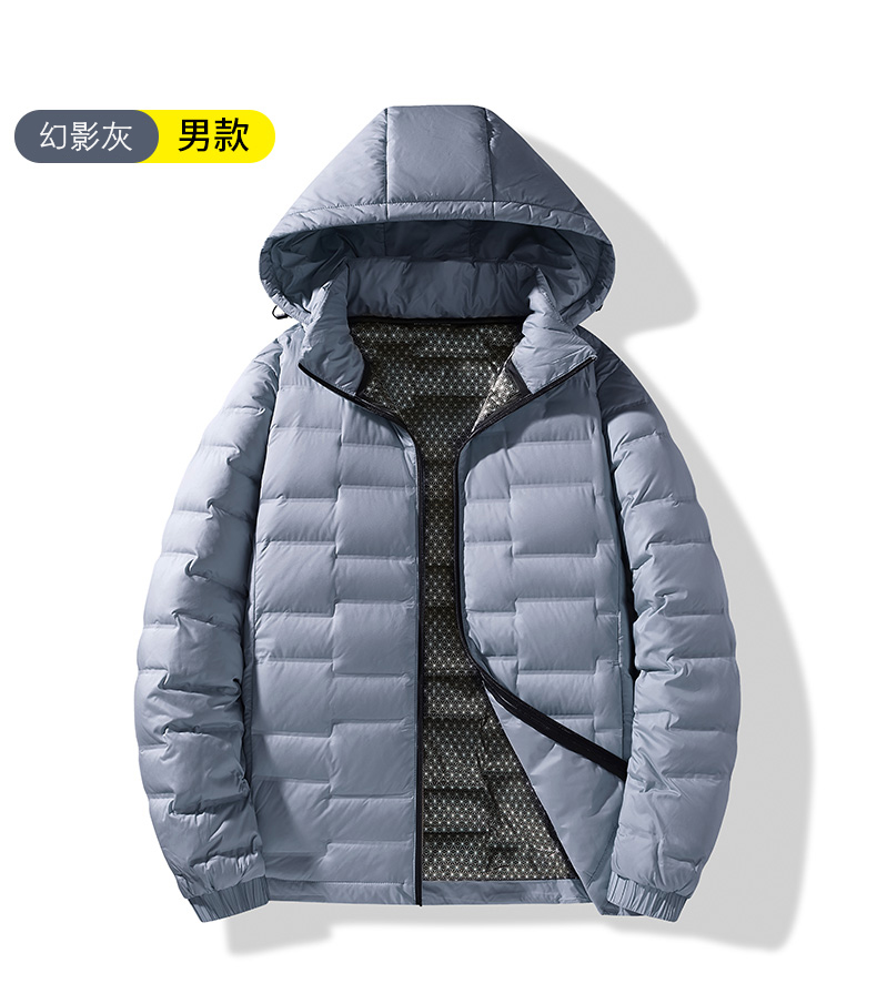 Graphene hooded warm down jacket for women KW1-2479