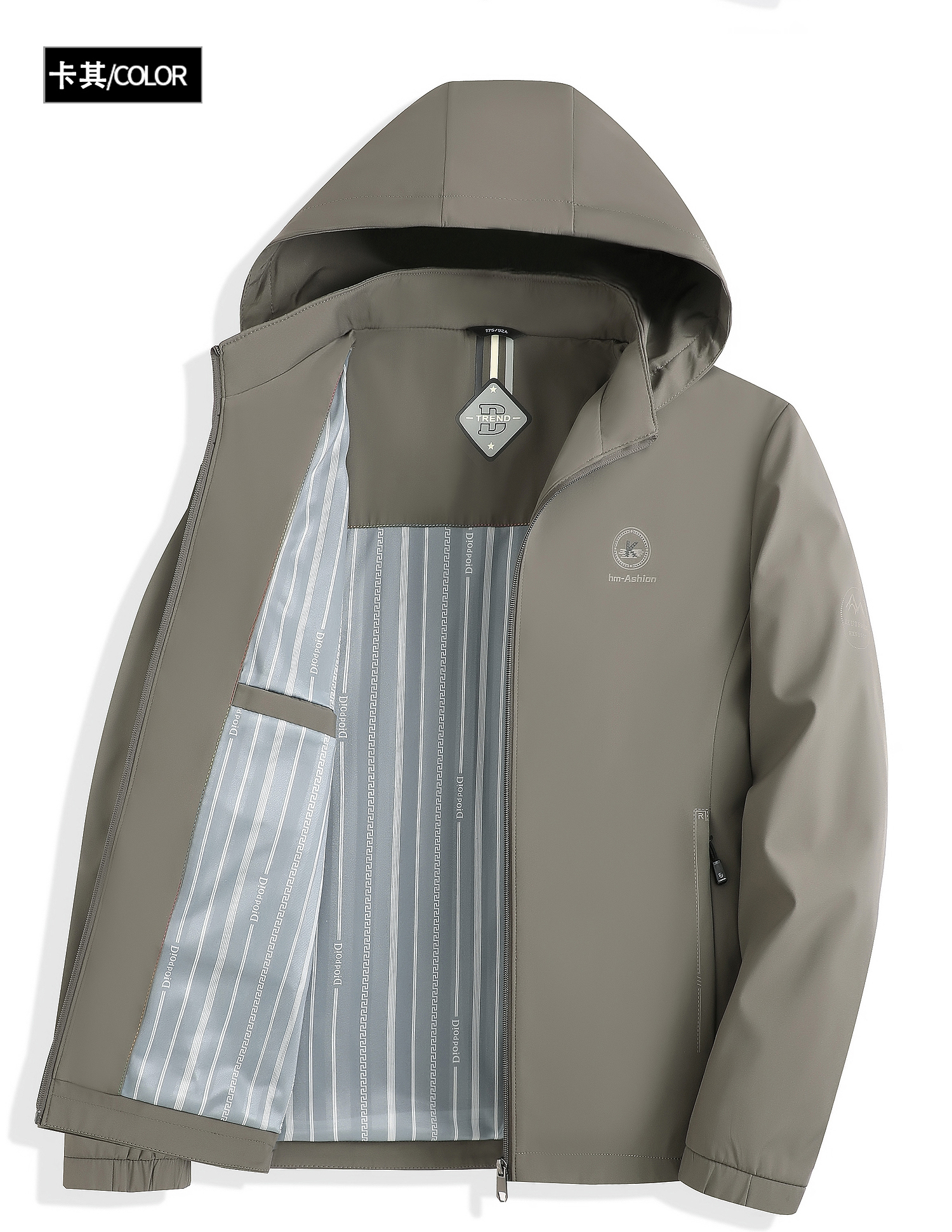 Outdoor windproof detachable hooded jacket KQ1-405