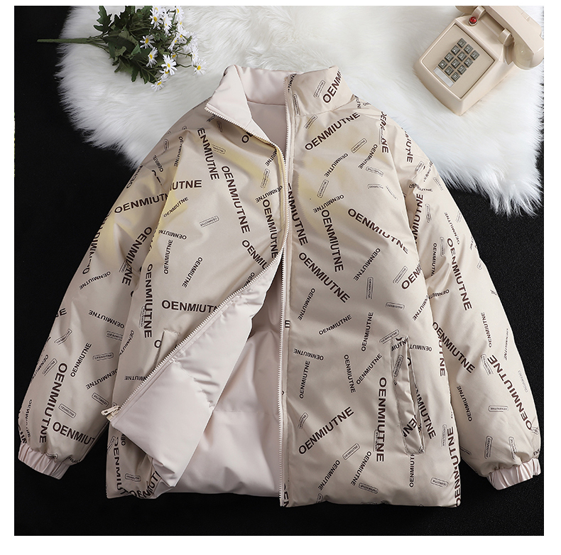 Double-sided casual sports warm cotton coat KX1-328