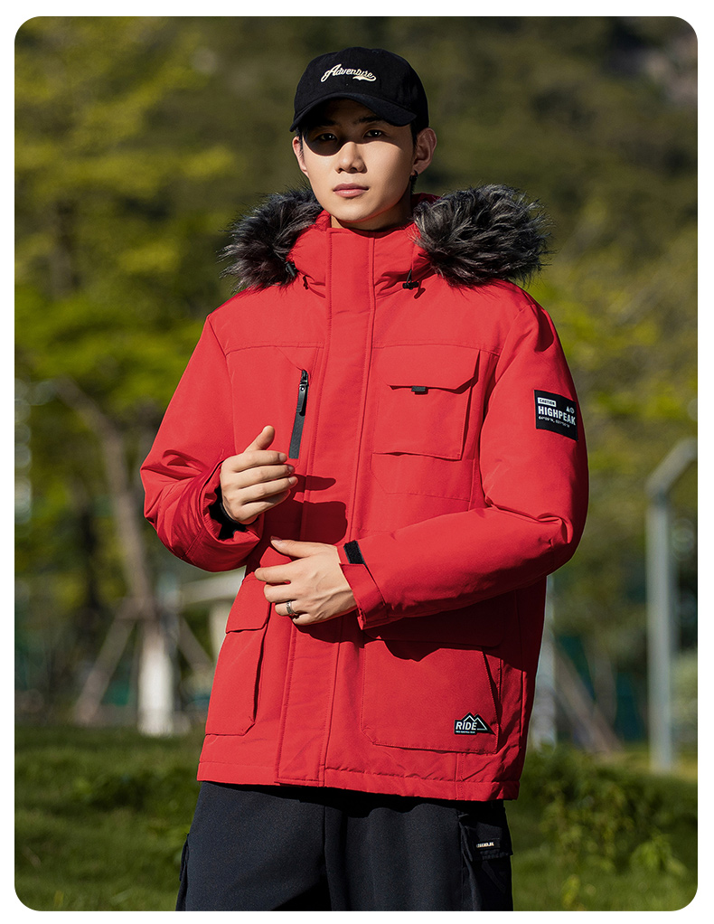 Outdoor leisure warm down jacket KN2-YR979