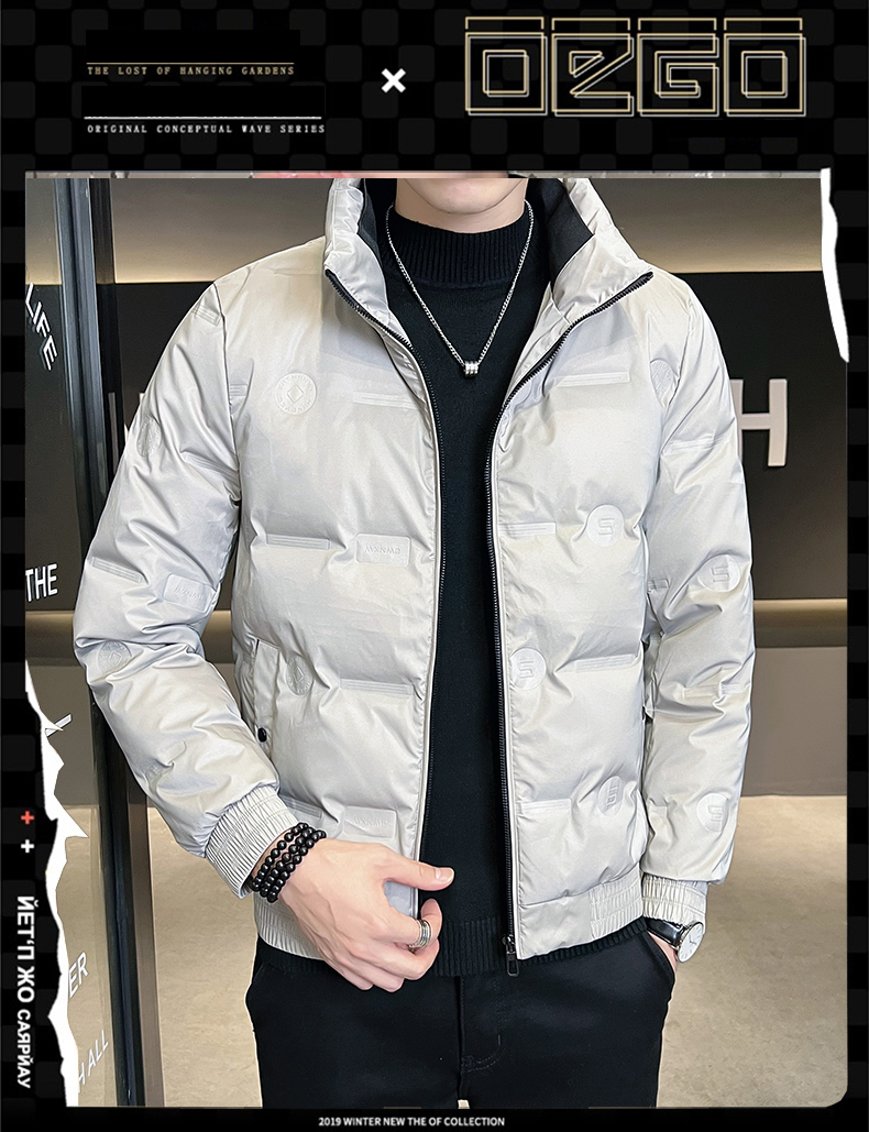 Solid color warm down jacket KN2-YR2292