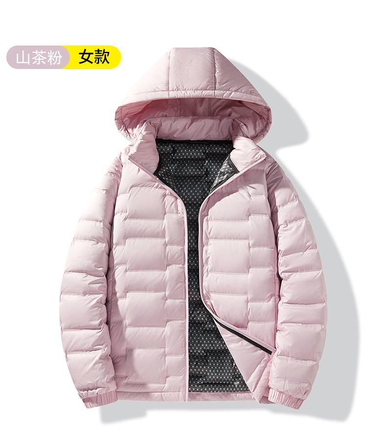 Graphene hooded warm down jacket for women KW1-2479