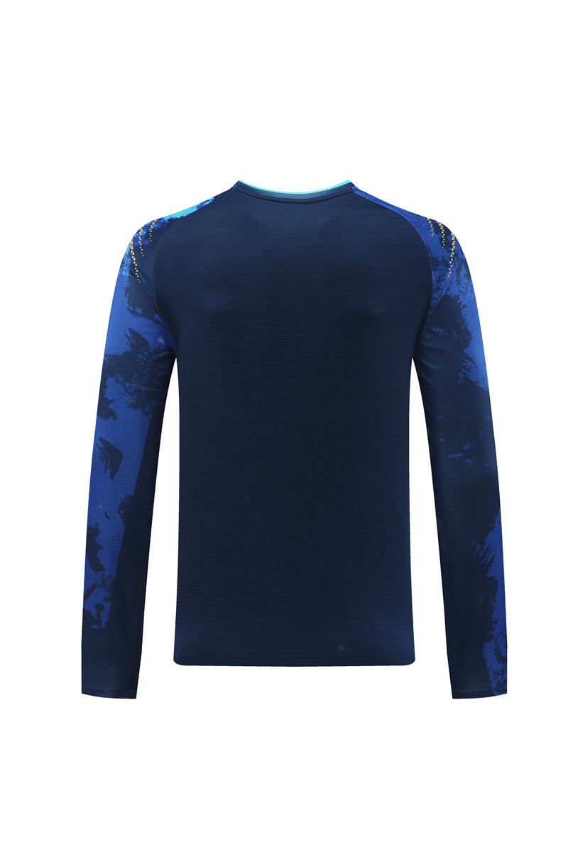 V-neck long-sleeved T-shirt sports training suit GB4-2127