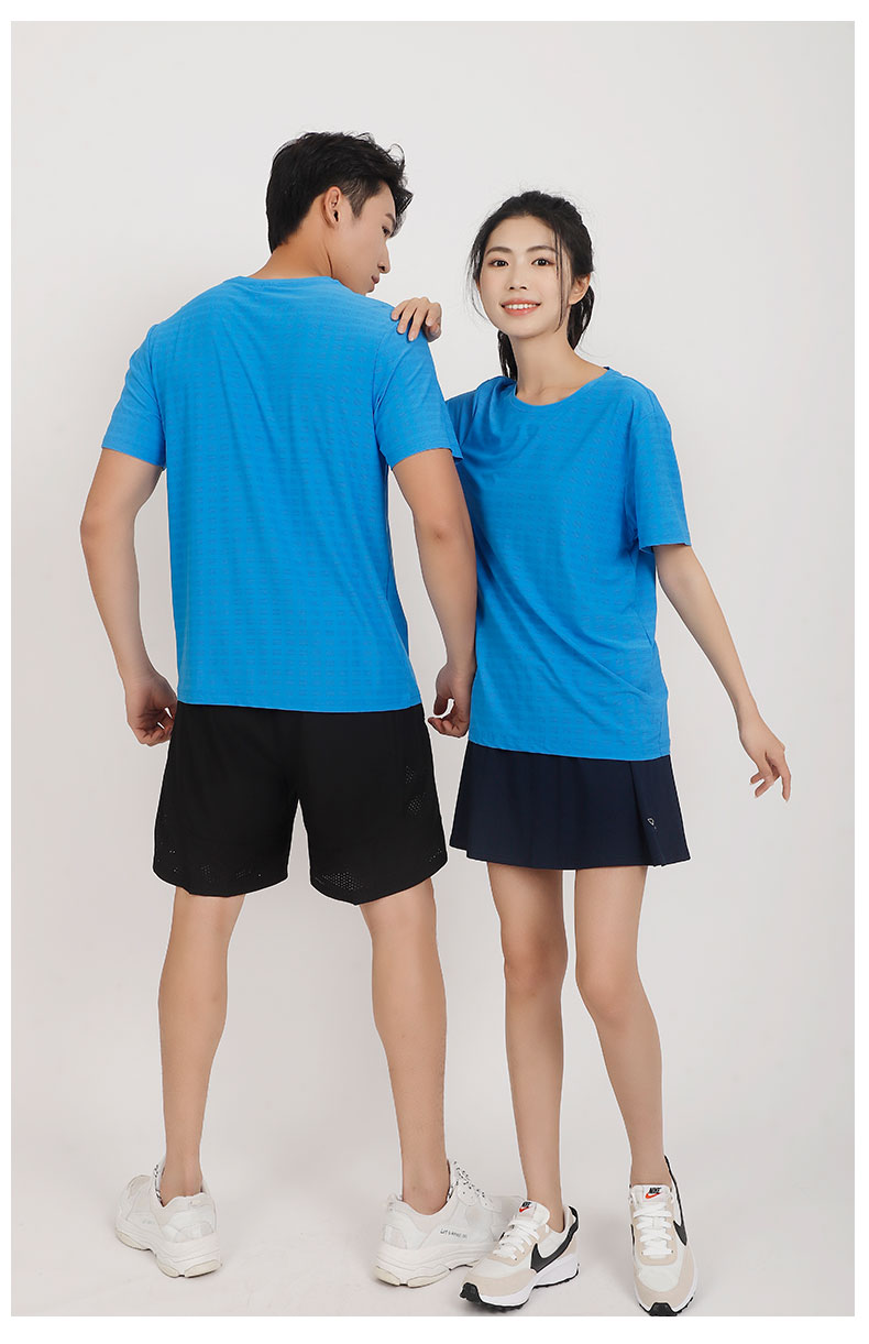 Solid color casual round neck short sleeve T-shirt GJ25-F3001