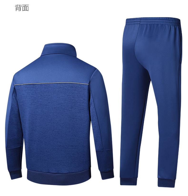 South Korean silk solid color comfortable sports long-sleeved suit KH2-345-6612 cardigan suit male