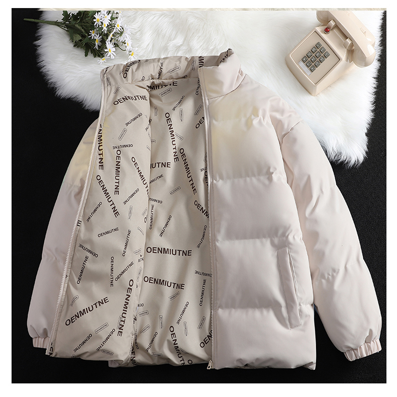 Double-sided casual sports warm cotton coat KX1-328