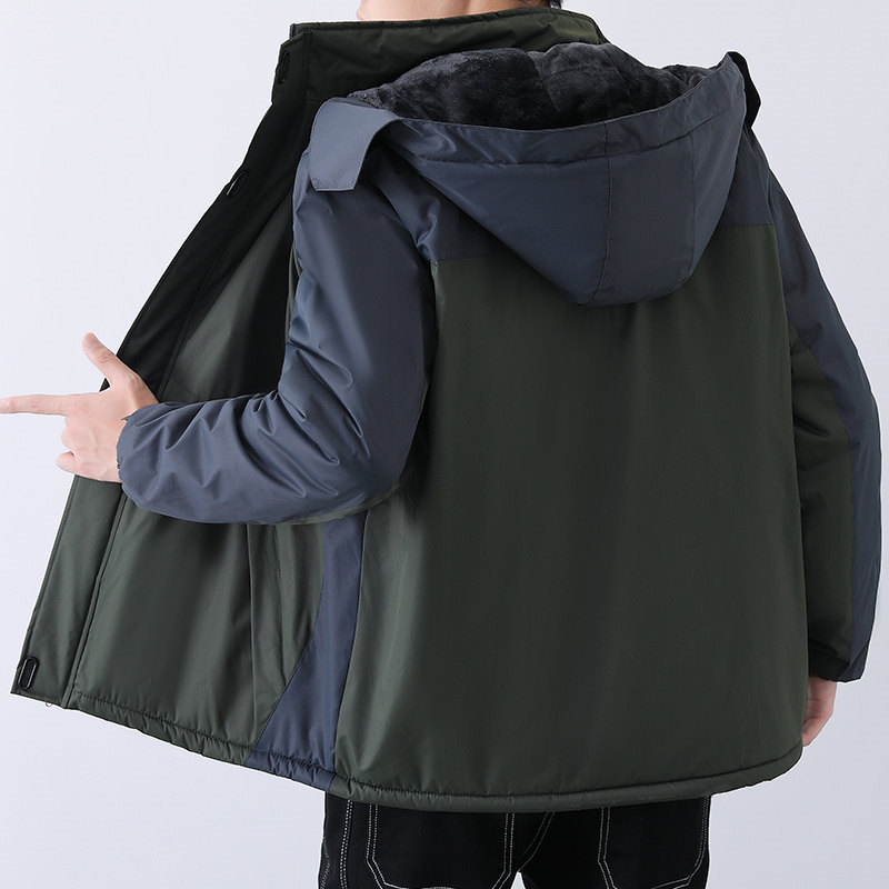 Thickened integrated warm jacket L18-2011