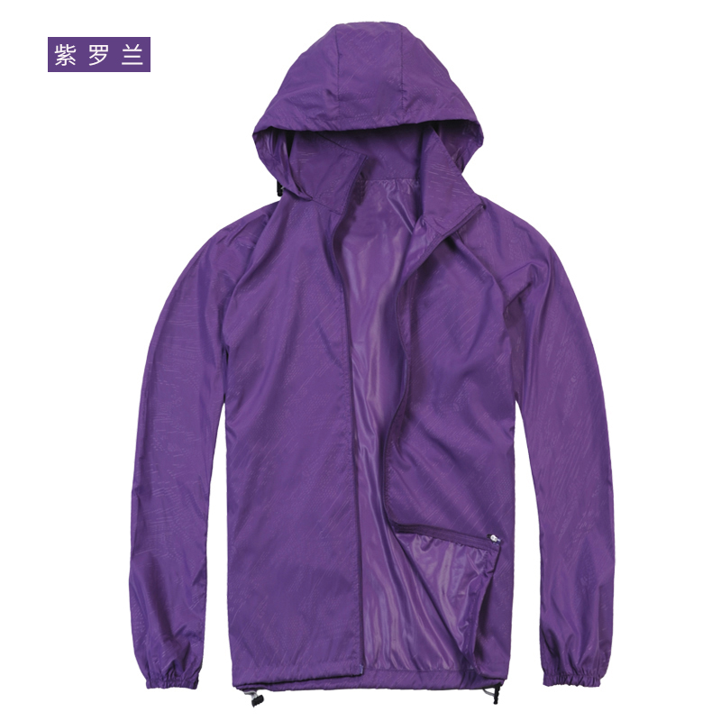 Lightweight breathable sun protection skin coat with pockets and zipper ZT1-8603