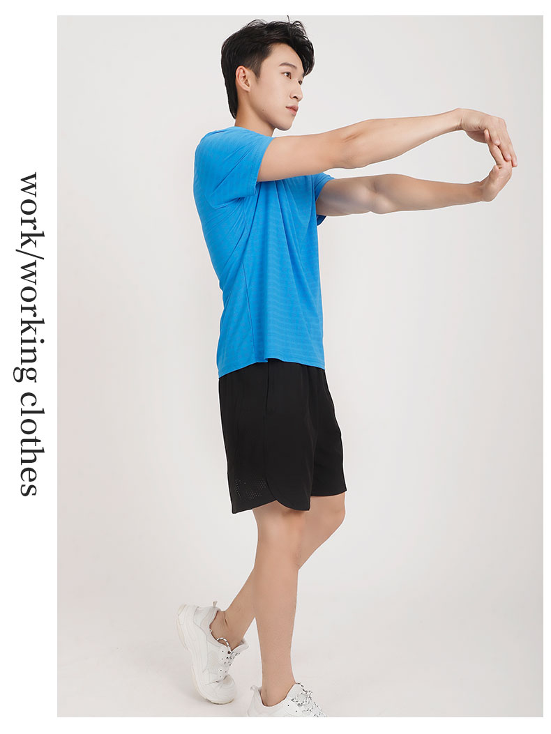 Solid color casual round neck short sleeve T-shirt GJ25-F3001