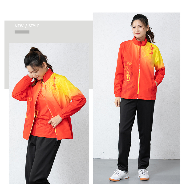 Badminton wear long sleeve sports jacket GM2-6813 women jacket