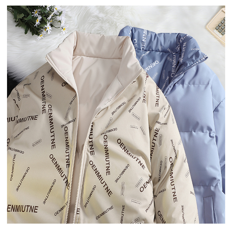 Double-sided casual sports warm cotton coat KX1-328