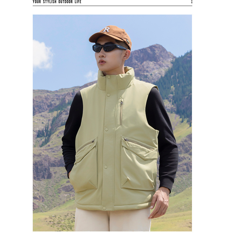 High quality business down vest H09-JX2408