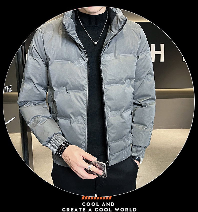 Solid color warm down jacket KN2-YR2292