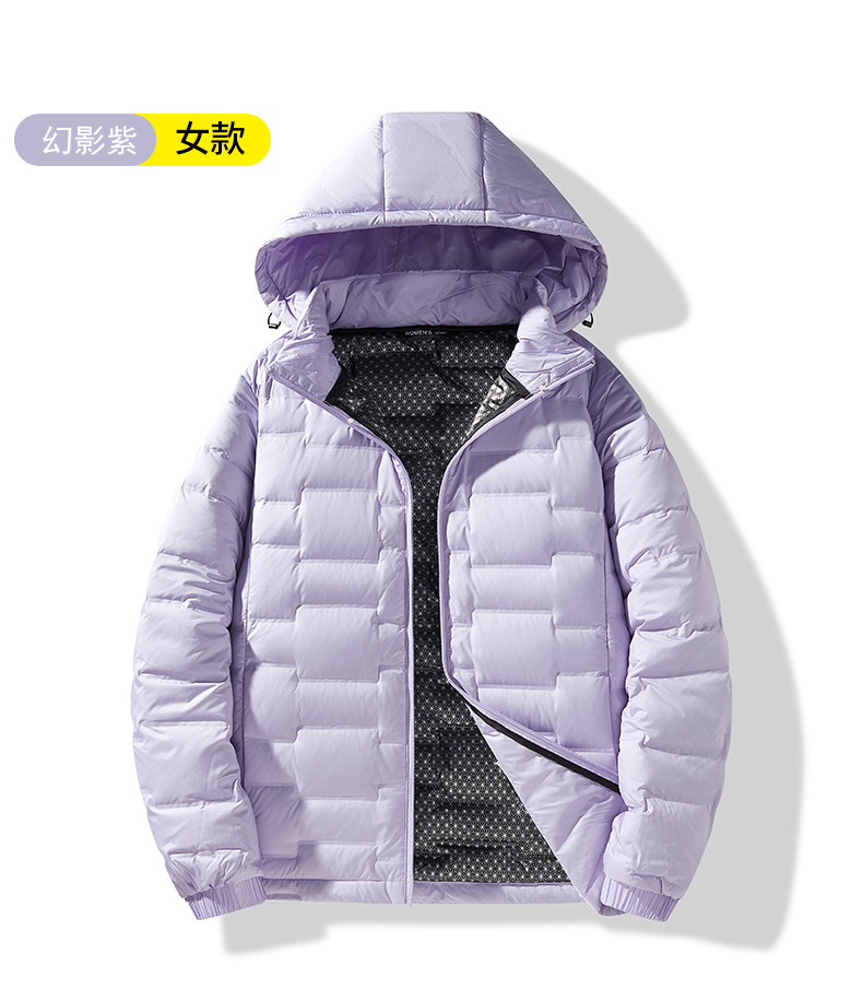 Graphene hooded warm down jacket for women KW1-2479