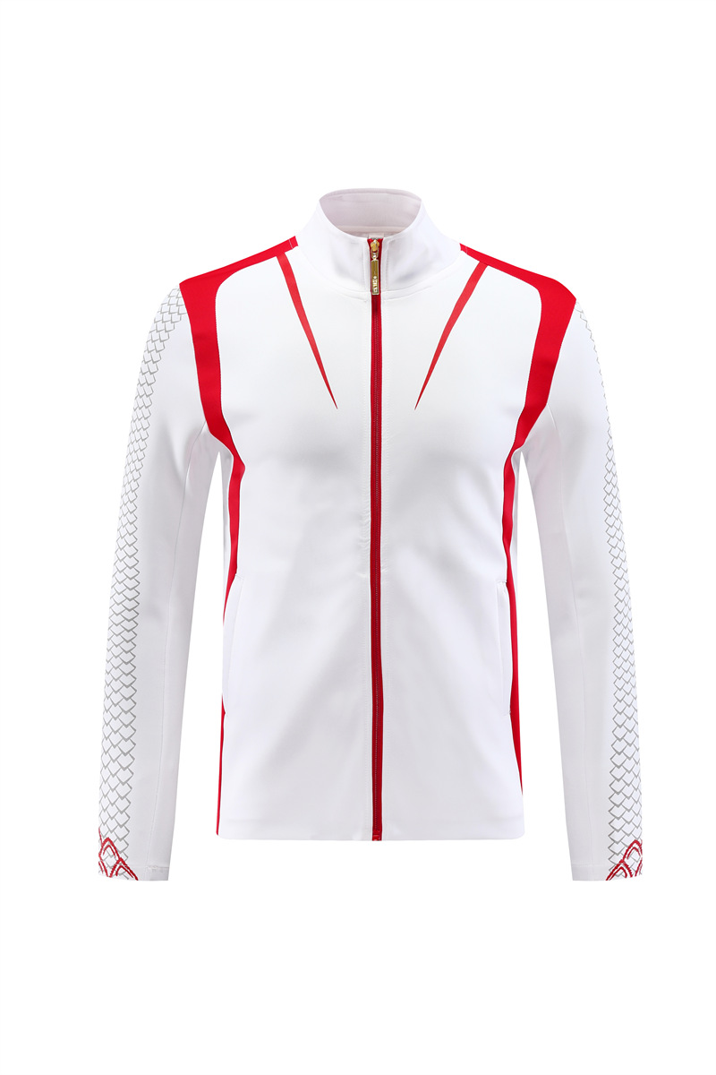 Stand collar zipper long sleeve sports jacket GB4-8002