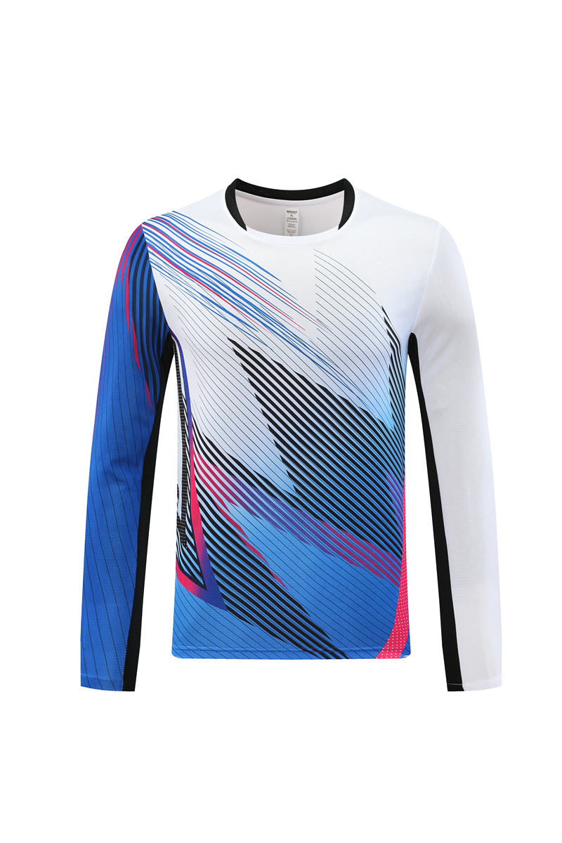 V-neck long-sleeved T-shirt sports training suit GB4-2120