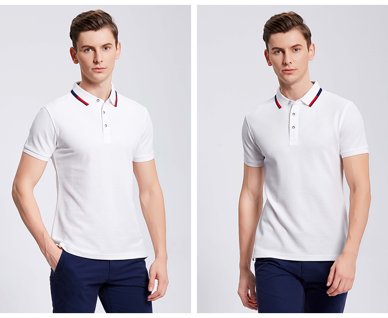 210g copper ammonia mercerized cotton business short-sleeved POLO shirt universal GJ11-9088